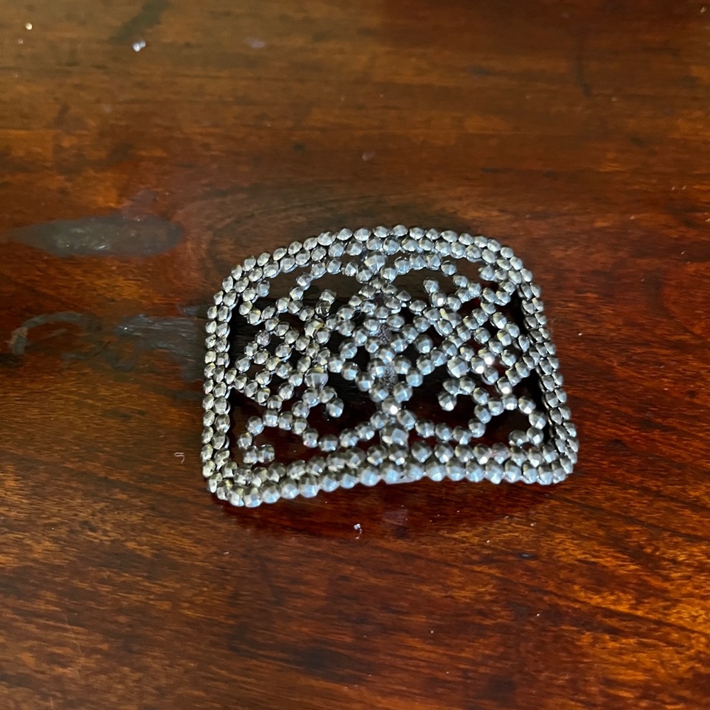 Vintage, antique, Art Deco sash buckle. Made in France. Beautiful workmanship.
